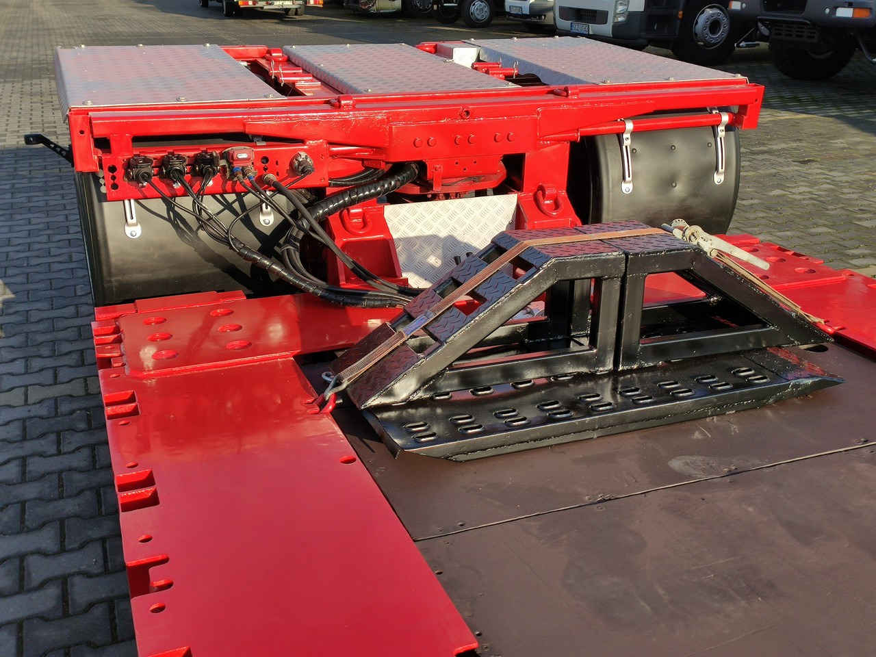 Remolque góndola rebajadas EMTECH PCN 18 PNZ-S Tiefbett zagłębiana Rozsuwana UNIKAT JAK NOWA: foto 10