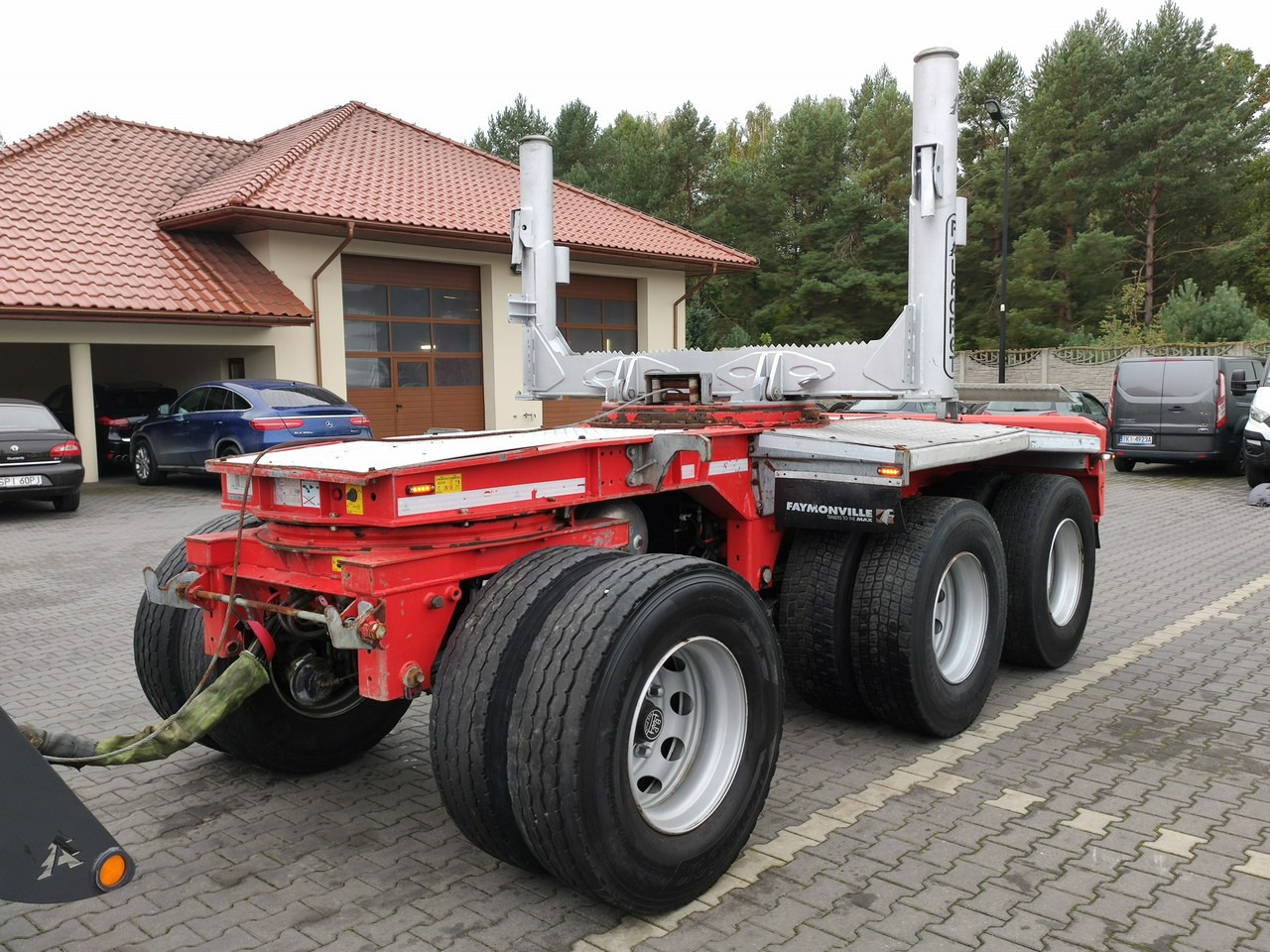 Faymonville Wózek 3-Osie FlexMAX 12T Do drzewa Do drewna Do Lasu 2019/2020r - Remolque maderero: foto 4 Faymonville Wózek 3-Osie FlexMAX 12T Do drzewa Do drewna Do Lasu 2019/2020r - Remolque maderero: foto 4