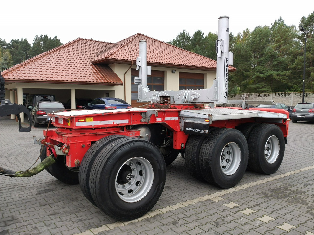 Faymonville Wózek 3-Osie FlexMAX 12T Do drzewa Do drewna Do Lasu 2019/2020r - Remolque maderero: foto 1 Faymonville Wózek 3-Osie FlexMAX 12T Do drzewa Do drewna Do Lasu 2019/2020r - Remolque maderero: foto 1