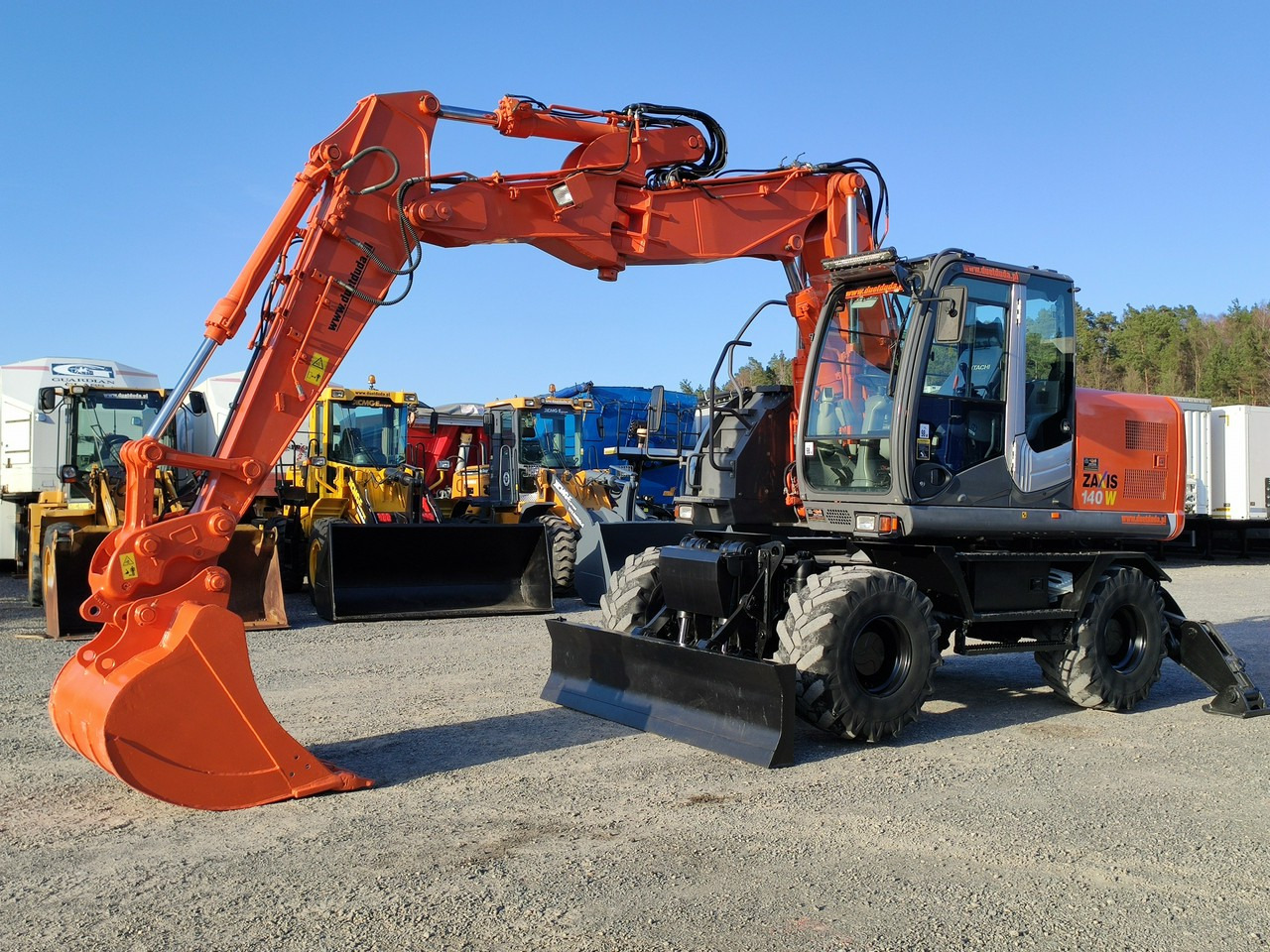 Hitachi ZX140 Koparka Kołowa - Excavadora de ruedas: foto 1 Hitachi ZX140 Koparka Kołowa - Excavadora de ruedas: foto 1