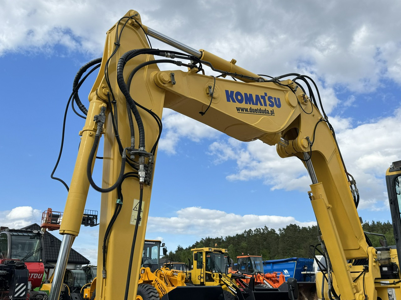 Excavadora de ruedas Komatsu PW 98 MR 8 Pług + Podpory 10ton Szybkozłącze: foto 6