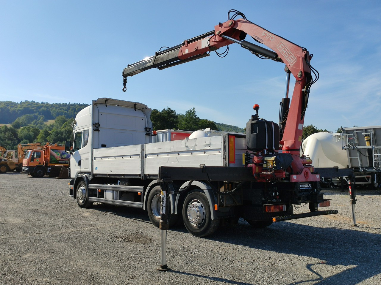Scania 124L 420 6x2 Retarder HDS FASSI F170 Budowlanka - Camión caja abierta, Camión grúa: foto 3 Scania 124L 420 6x2 Retarder HDS FASSI F170 Budowlanka - Camión caja abierta, Camión grúa: foto 3