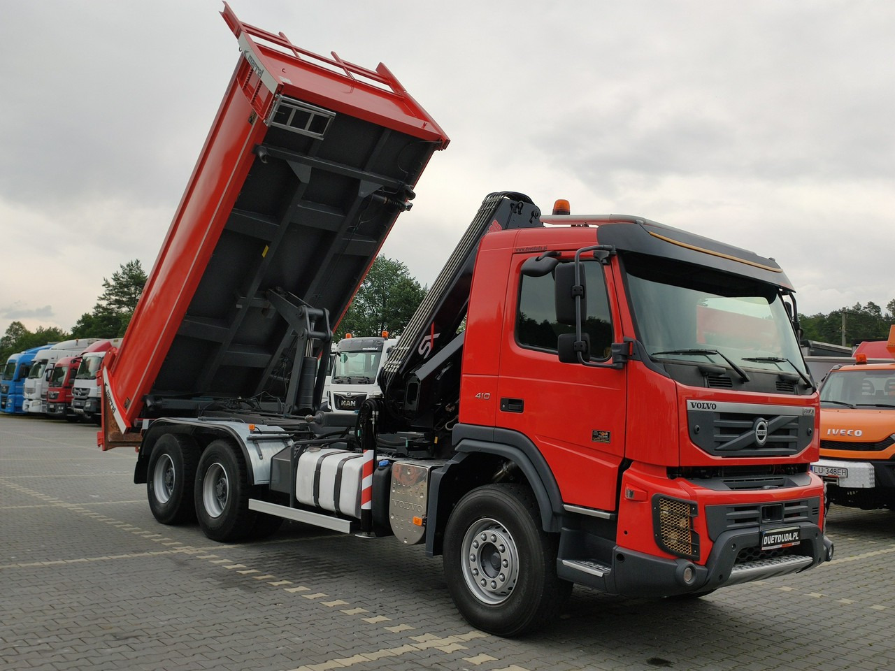 Volvo FMX 410 6x4 13L HDS Radiowy Hydroburta - Camión volquete, Camión grúa: foto 2 Volvo FMX 410 6x4 13L HDS Radiowy Hydroburta - Camión volquete, Camión grúa: foto 2