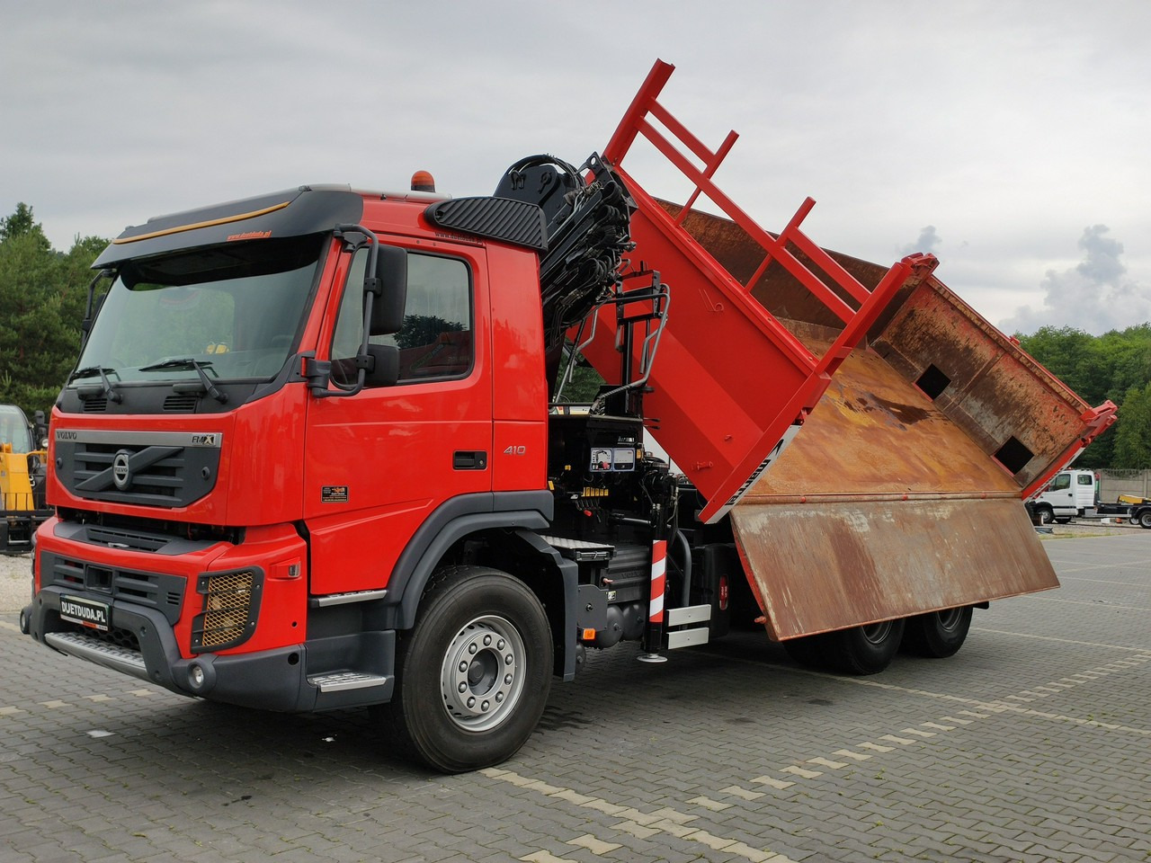 Volvo FMX 410 6x4 13L HDS Radiowy Hydroburta - Camión volquete, Camión grúa: foto 3 Volvo FMX 410 6x4 13L HDS Radiowy Hydroburta - Camión volquete, Camión grúa: foto 3