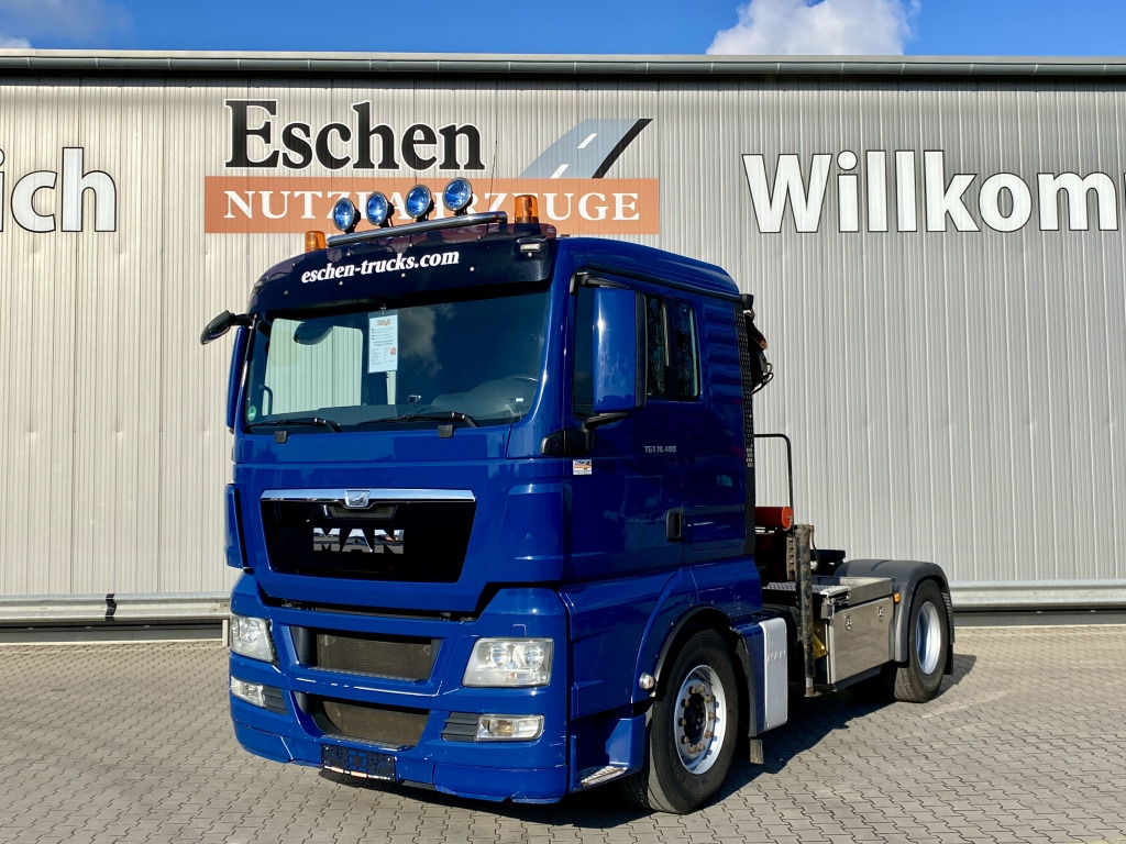 MAN TGX 18.400 4x2 BLS / Palfinger PK15500 Kran - Cabeza tractora: foto 1 MAN TGX 18.400 4x2 BLS / Palfinger PK15500 Kran - Cabeza tractora: foto 1
