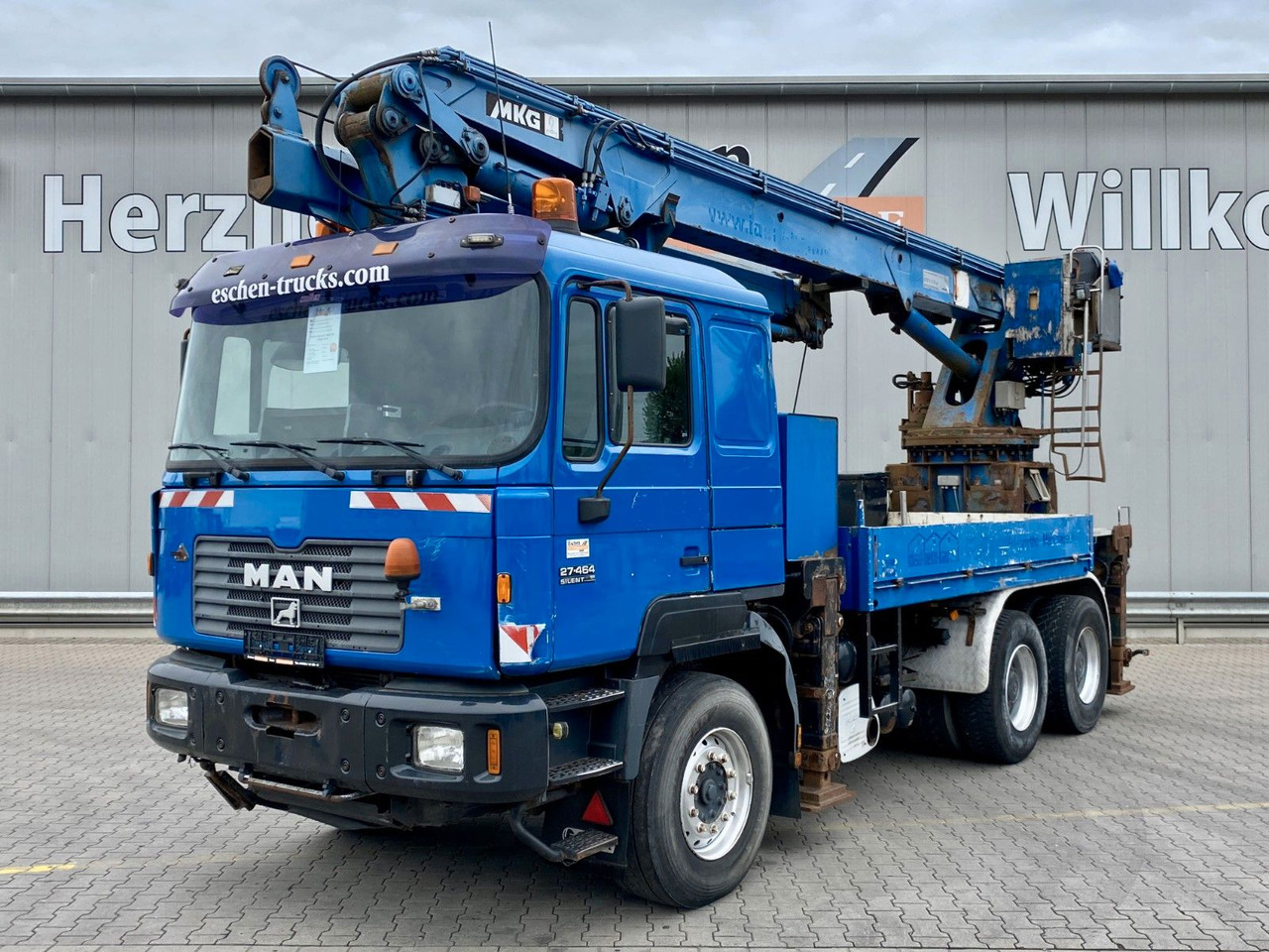 MAN 27.464 6x4 | MKG HMK 350a 2L*FUNK*Retarder*AHK - Camión grúa: foto 1 MAN 27.464 6x4 | MKG HMK 350a 2L*FUNK*Retarder*AHK - Camión grúa: foto 1