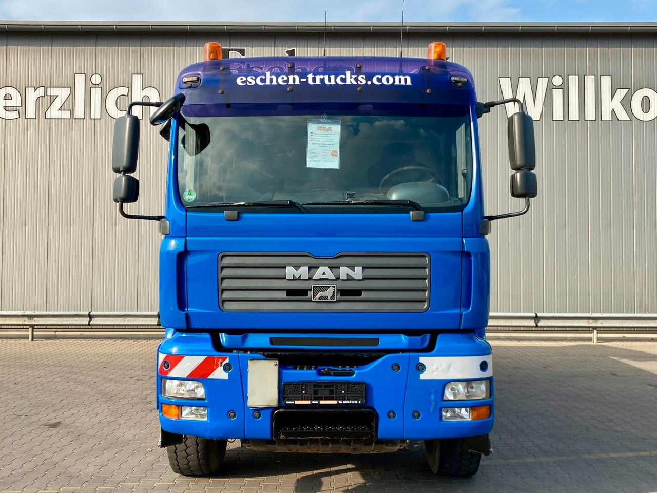 Camión volquete, Camión grúa MAN TGA 18.360 4x4H BL Hiab Kran*Dautel Kipper*Klima MAN TGA 18.360 4x4H BL Hiab Kran*Dautel Kipper*Klima: foto 9