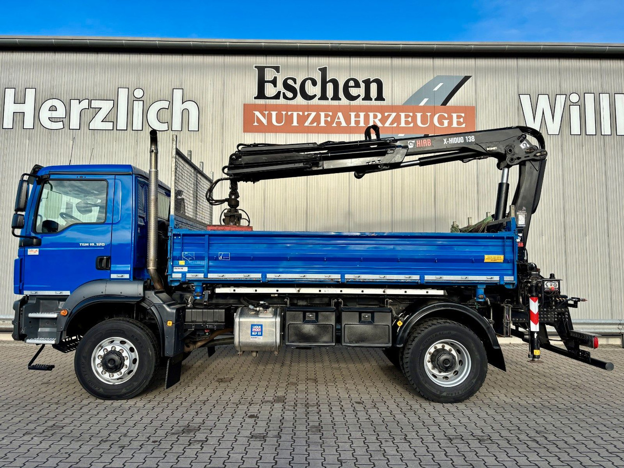 MAN TGM 18.320 4x4 BB | TÜV NEU*HIAB XHIDUO 138*FUNK - Camión volquete, Camión grúa: foto 2 MAN TGM 18.320 4x4 BB | TÜV NEU*HIAB XHIDUO 138*FUNK - Camión volquete, Camión grúa: foto 2
