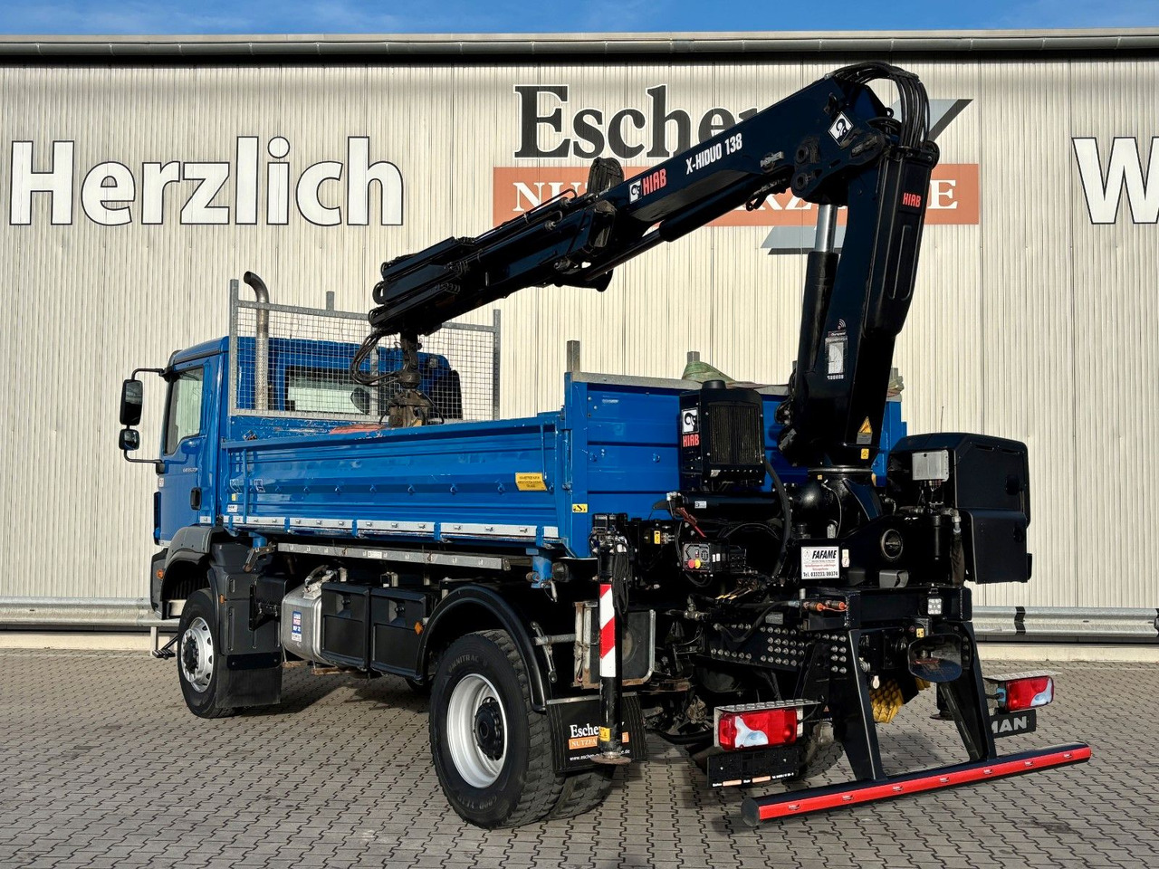 MAN TGM 18.320 4x4 BB | TÜV NEU*HIAB XHIDUO 138*FUNK - Camión volquete, Camión grúa: foto 3 MAN TGM 18.320 4x4 BB | TÜV NEU*HIAB XHIDUO 138*FUNK - Camión volquete, Camión grúa: foto 3