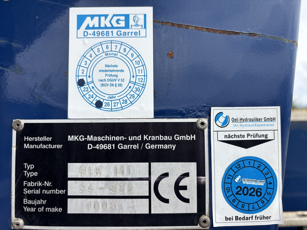 Camión caja abierta, Camión grúa MAN TGS 18.360 4x2 LL / MKG HLK 111 Kran: foto 7 Camión caja abierta, Camión grúa MAN TGS 18.360 4x2 LL / MKG HLK 111 Kran: foto 7