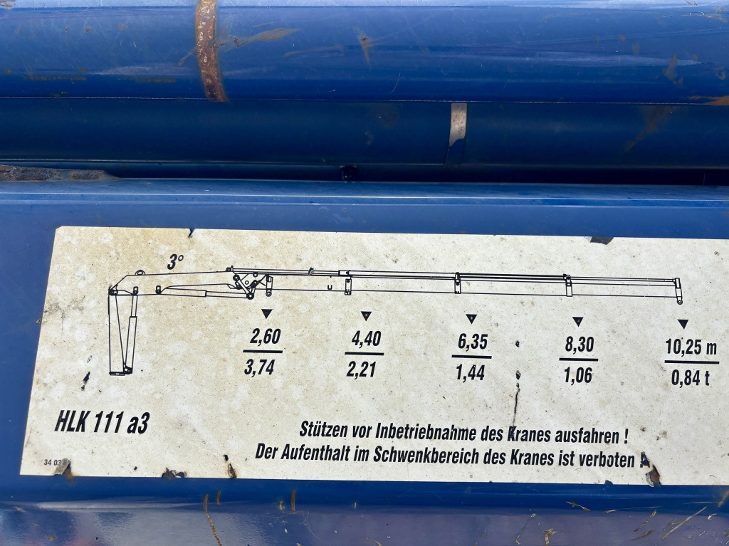 Camión caja abierta, Camión grúa MAN TGS 18.360 4x2 LL / MKG HLK 111 Kran: foto 6 Camión caja abierta, Camión grúa MAN TGS 18.360 4x2 LL / MKG HLK 111 Kran: foto 6