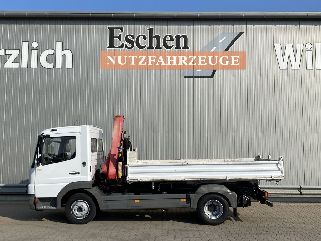 Mercedes-Benz 818 Atego | Fassi F65*MEILLER*PKW-AHK*1.Hand - Furgoneta basculante: foto 2 Mercedes-Benz 818 Atego | Fassi F65*MEILLER*PKW-AHK*1.Hand - Furgoneta basculante: foto 2