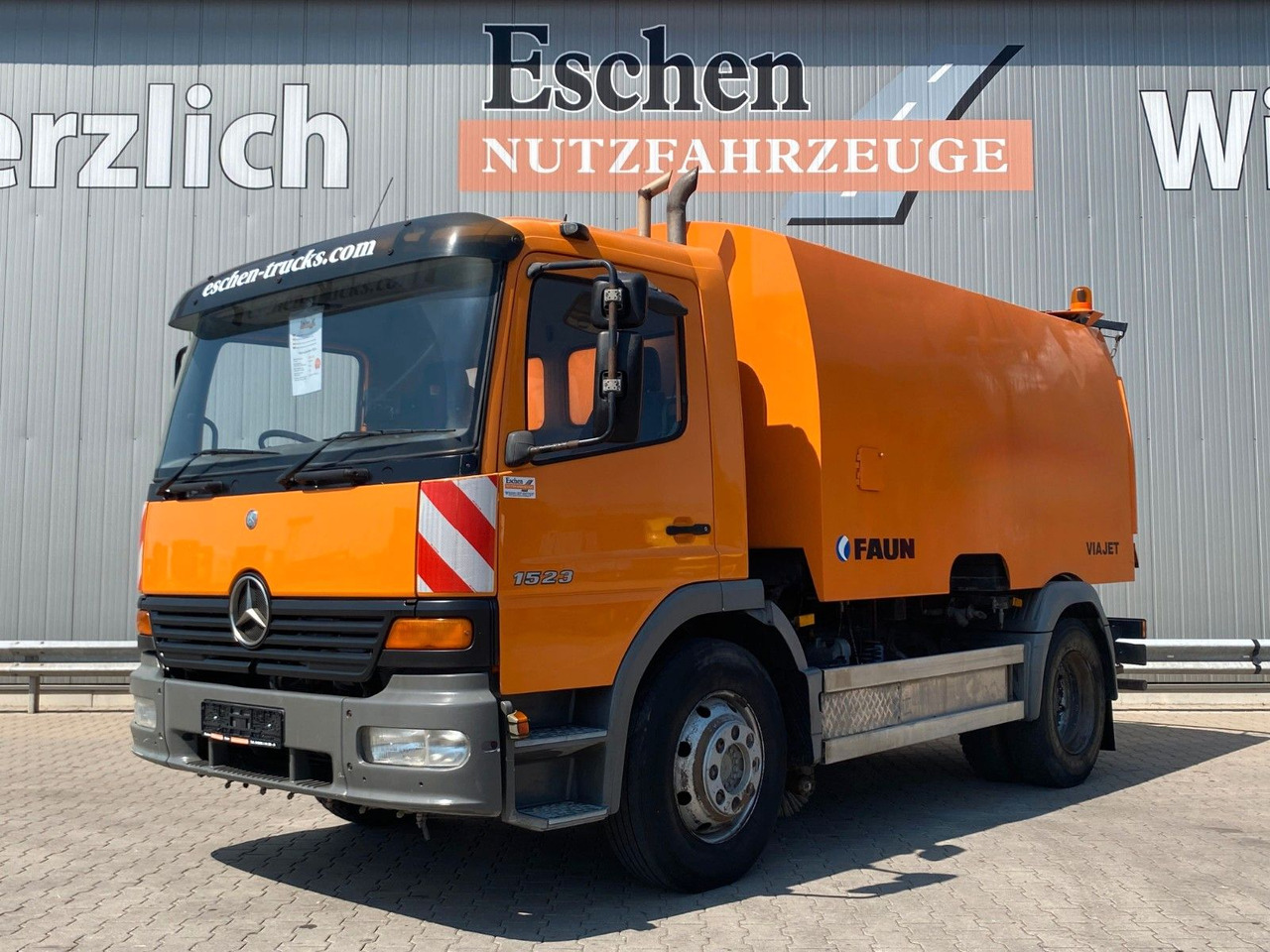 Mercedes-Benz Atego 1523| Faun Viajet 6R*Klima*manuell*1.Hand! - Barredora vial: foto 1 Mercedes-Benz Atego 1523| Faun Viajet 6R*Klima*manuell*1.Hand! - Barredora vial: foto 1