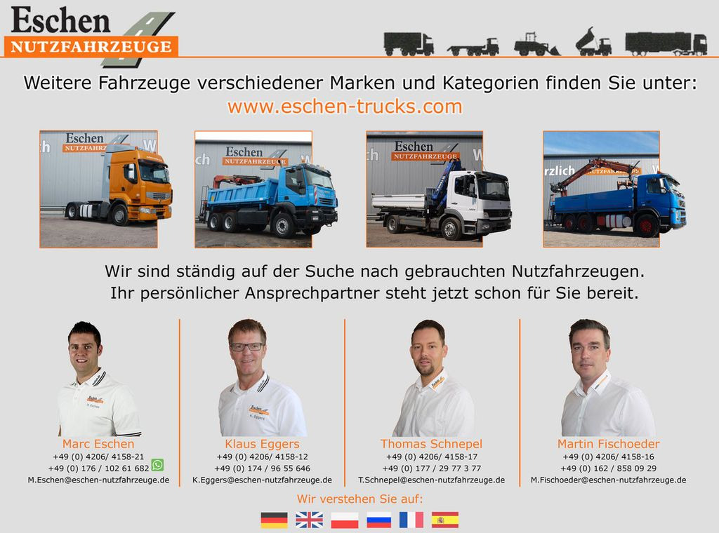 Camión caja abierta Mercedes-Benz Axor 1829 LL  6,55m Pritsche*6 Sitze*Klima*AHK: foto 18