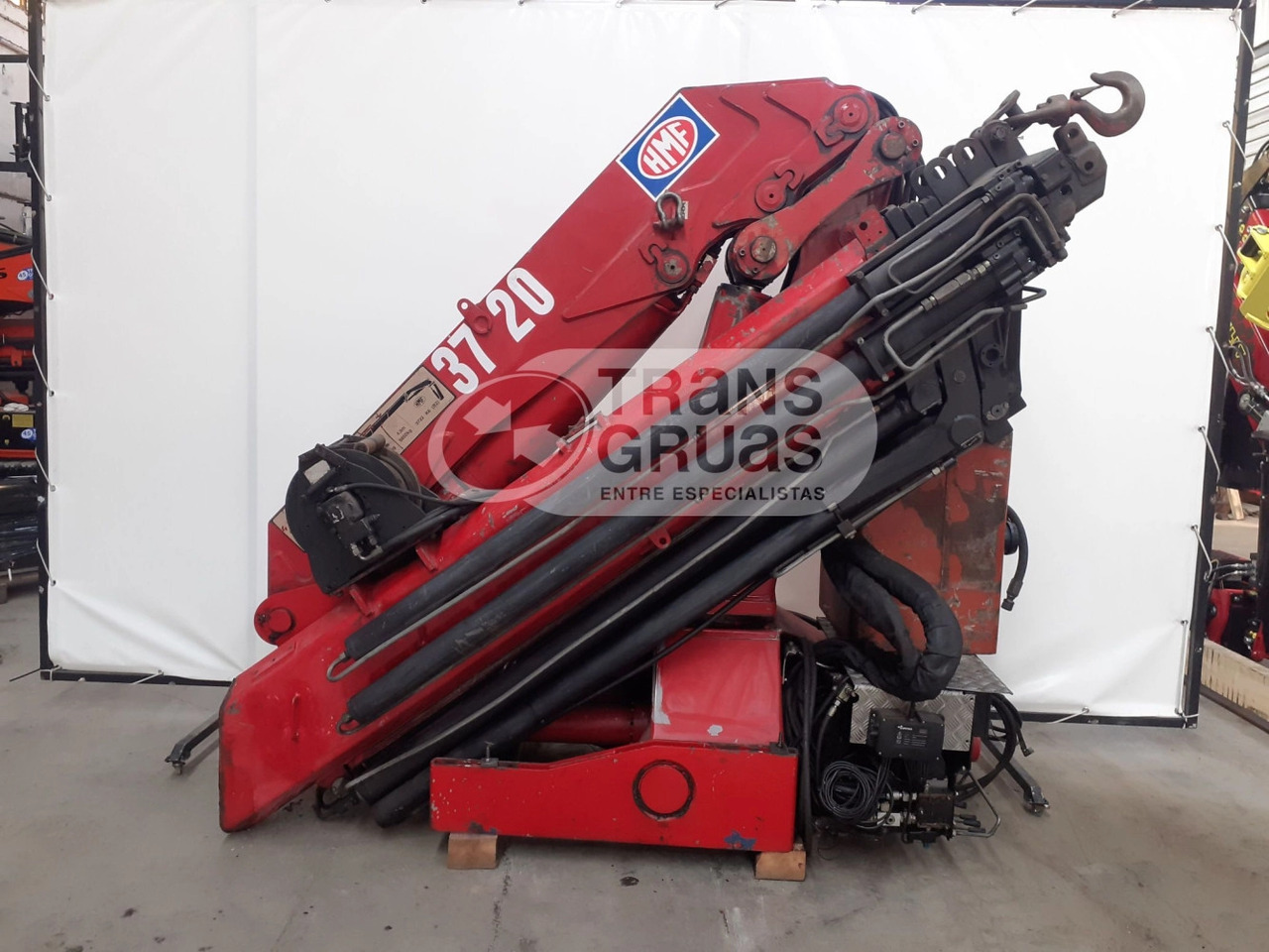 Grúa HMF 3720 K6 - Grúa para camión para Camión: foto 4 Grúa HMF 3720 K6 - Grúa para camión para Camión: foto 4
