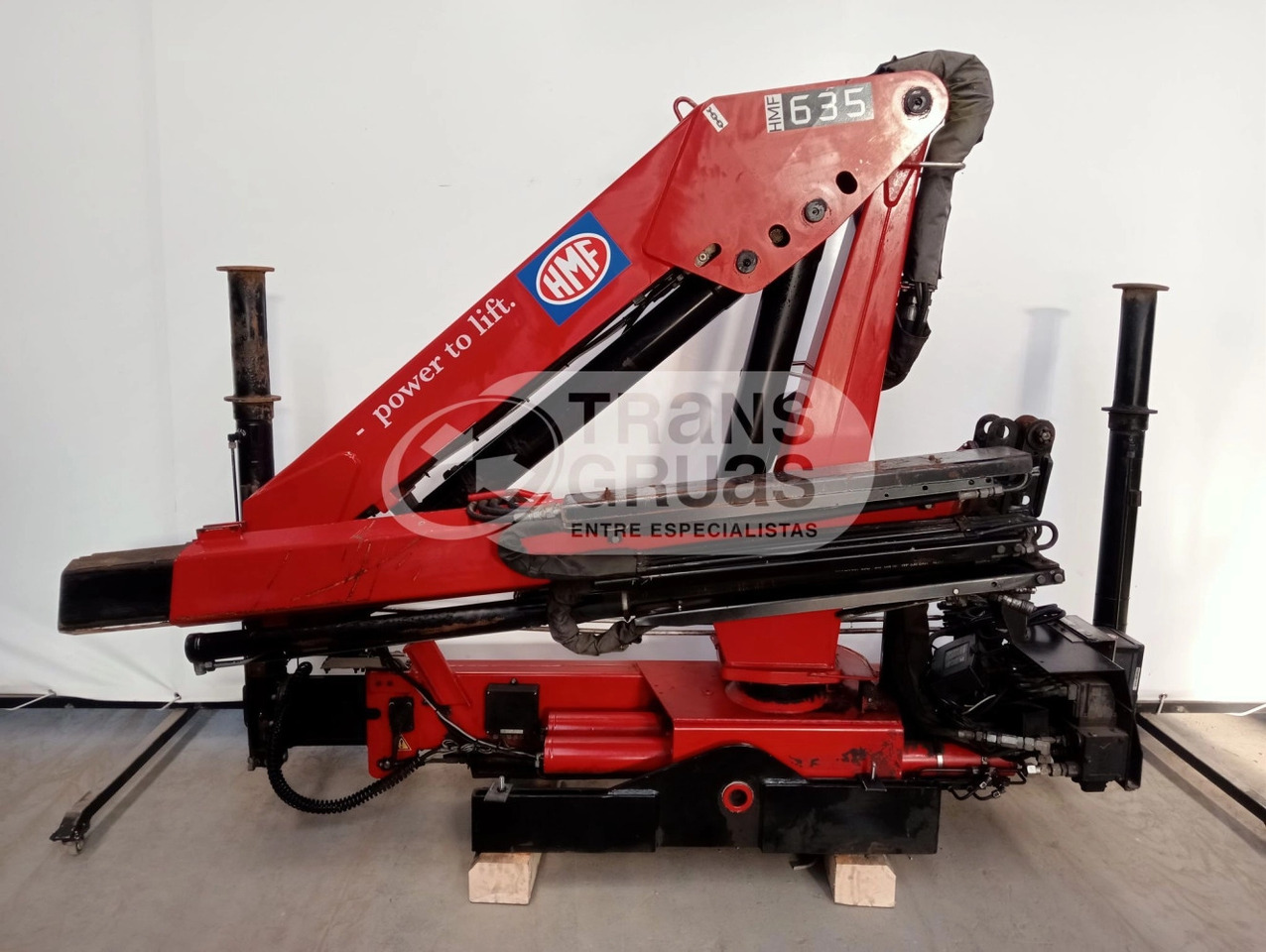 Grúa HMF 635 K2 - Grúa para camión para Camión: foto 1 Grúa HMF 635 K2 - Grúa para camión para Camión: foto 1