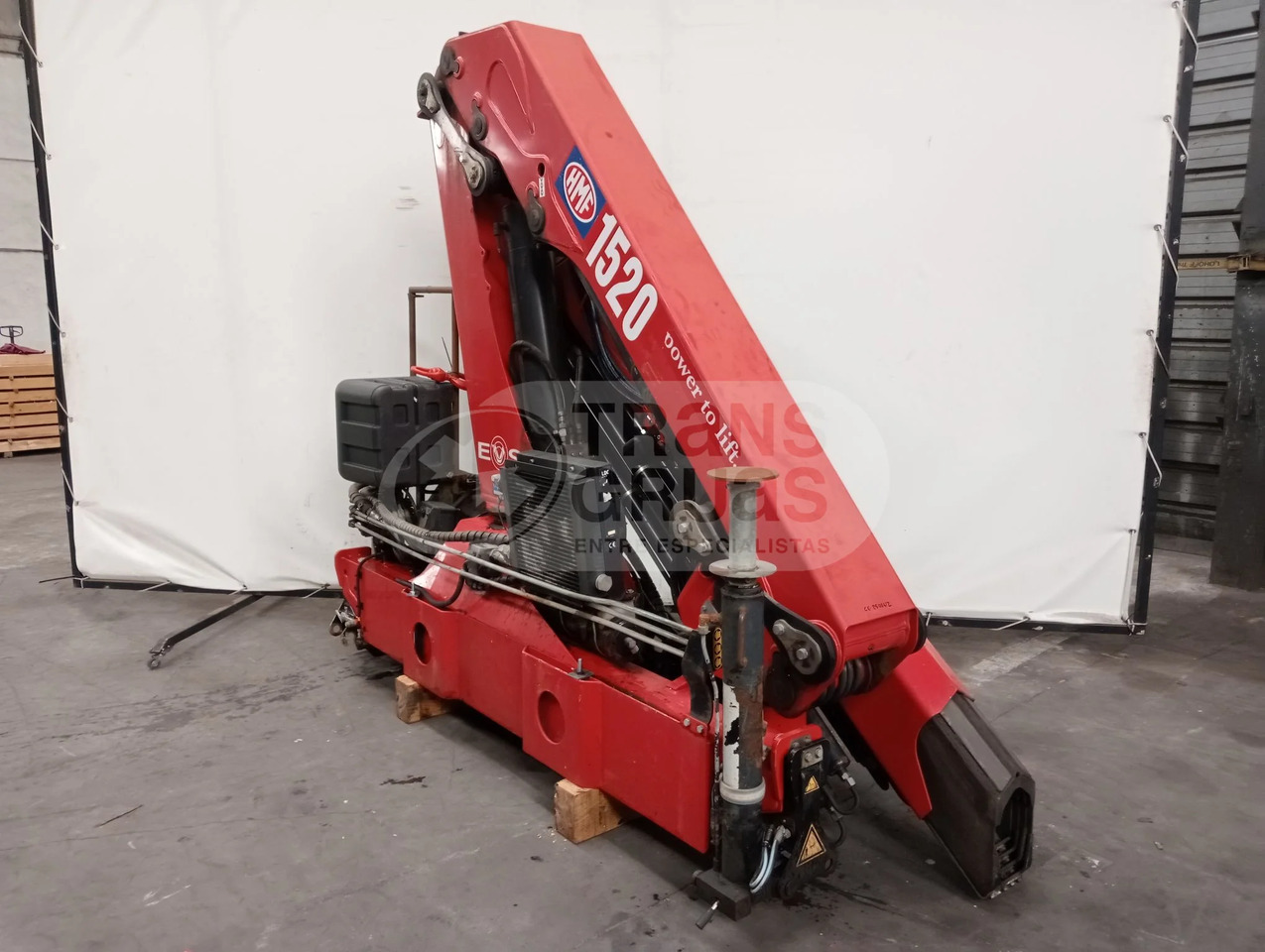 Grúa hidráulica HMF 1520 K4 - Grúa para camión: foto 3 Grúa hidráulica HMF 1520 K4 - Grúa para camión: foto 3