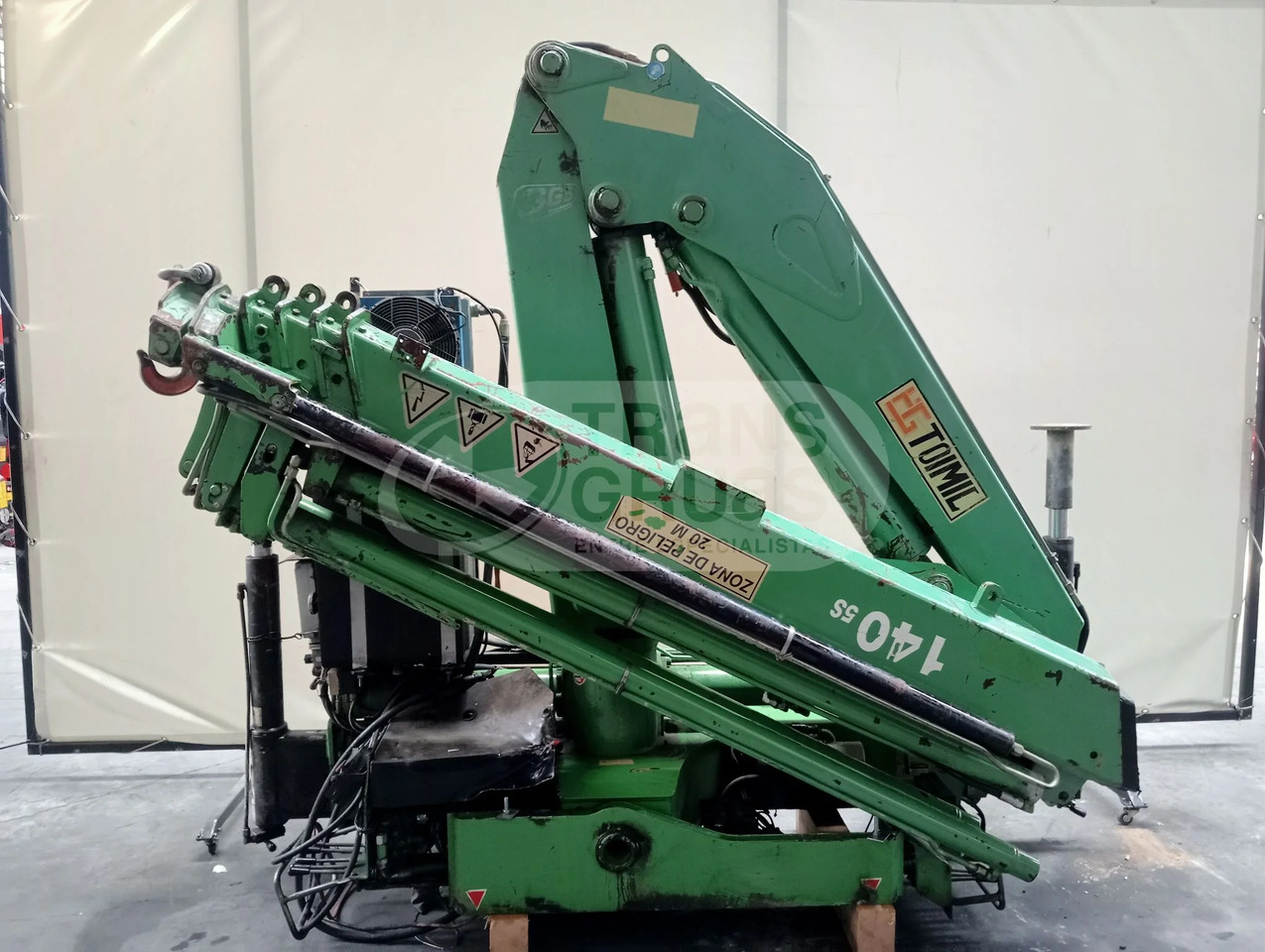 Grúa hidráulica TOIMIL 140 5S - Grúa para camión: foto 2 Grúa hidráulica TOIMIL 140 5S - Grúa para camión: foto 2