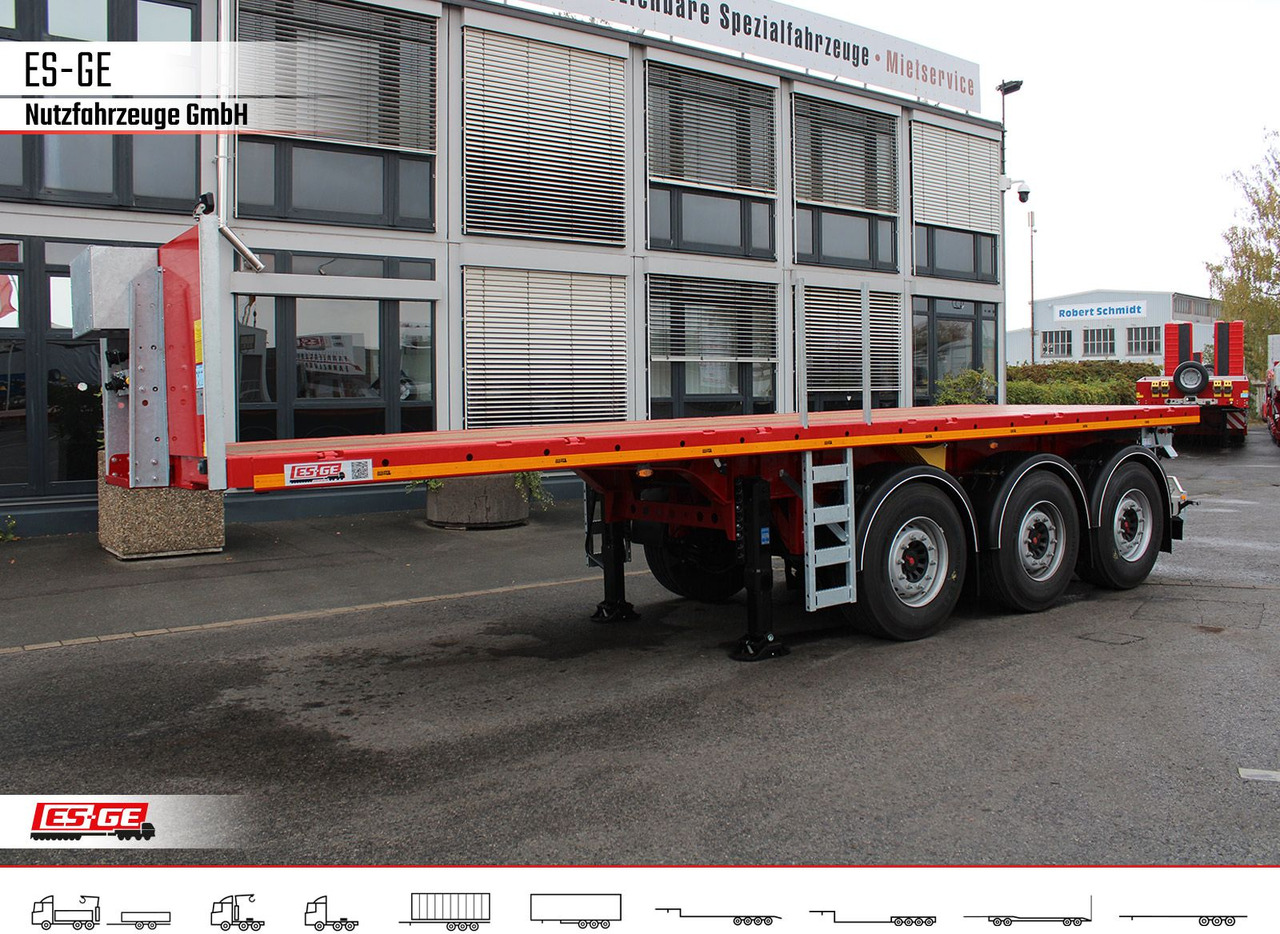 ES-GE 3-Achs-Ballastauflieger - Semirremolque plataforma/ Caja abierta: foto 2 ES-GE 3-Achs-Ballastauflieger - Semirremolque plataforma/ Caja abierta: foto 2