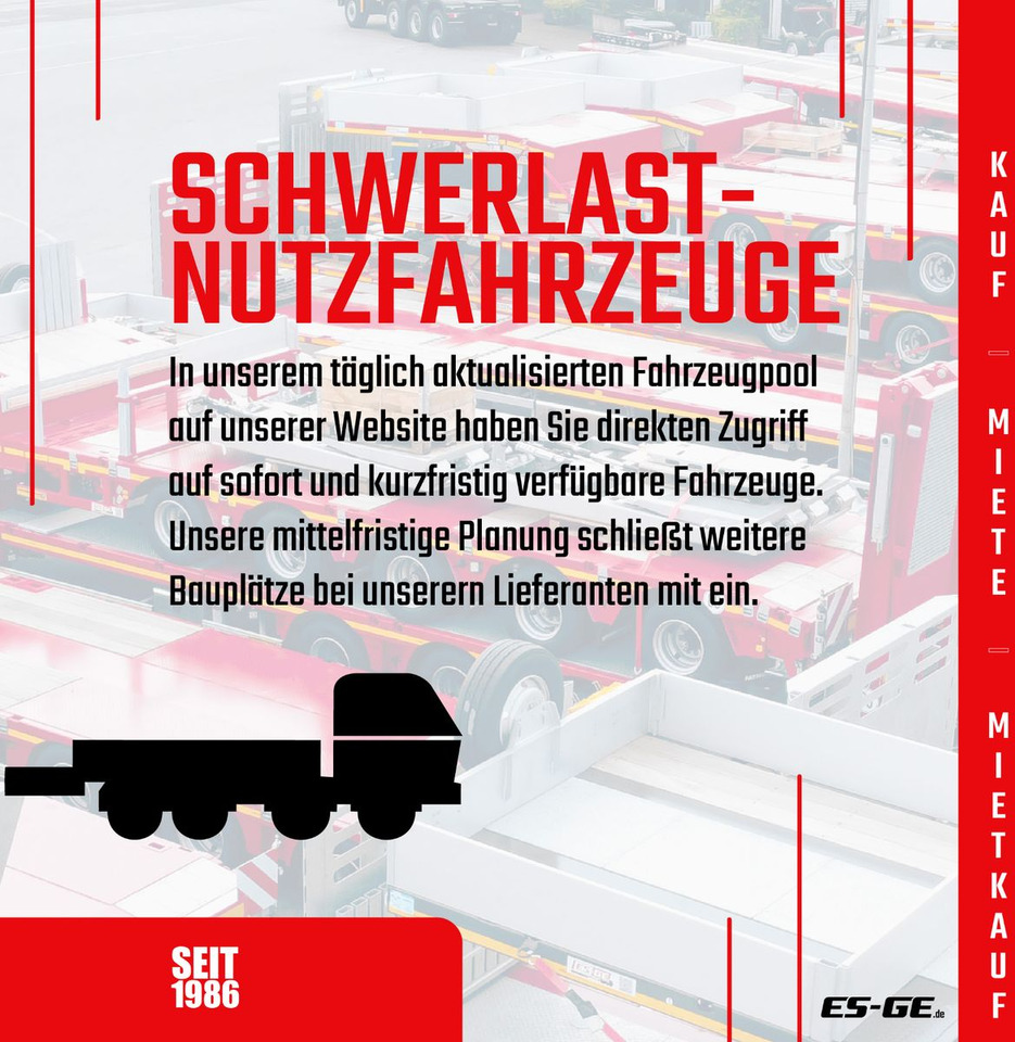 ES-GE 3-Achs-Satteltieflader - Radmulden - Semirremolque góndola rebajadas: foto 5 ES-GE 3-Achs-Satteltieflader - Radmulden - Semirremolque góndola rebajadas: foto 5