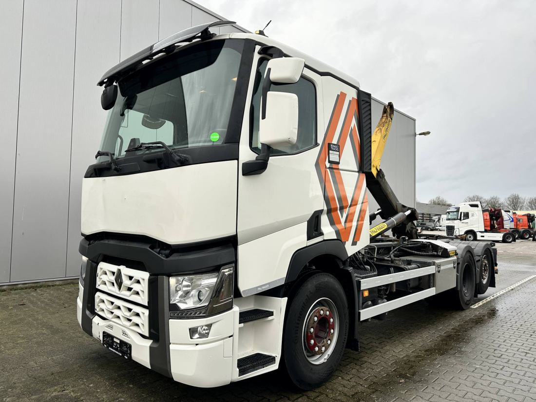 Renault T460 6x2 - 20ton Palfinger hooklift - Camión portacontenedore/ Intercambiable: foto 1 Renault T460 6x2 - 20ton Palfinger hooklift - Camión portacontenedore/ Intercambiable: foto 1