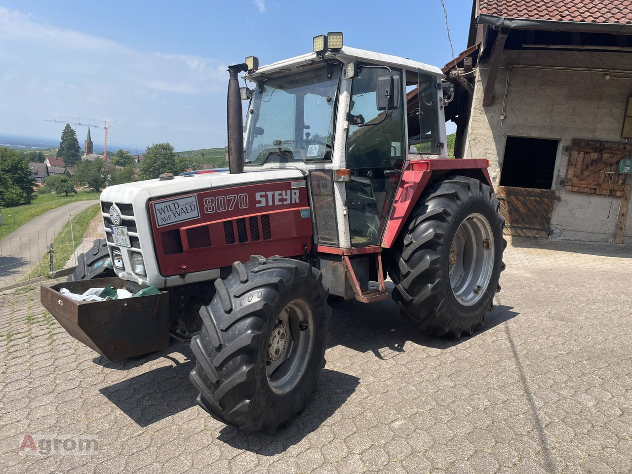 Steyr 8070 - Tractor: foto 1 Steyr 8070 - Tractor: foto 1