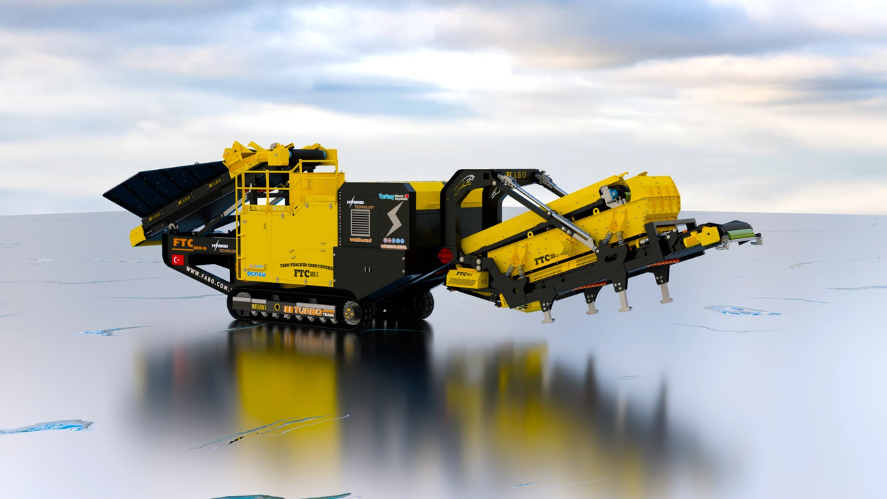 FABO Mobile cone crusher with post screen FTC300S - Trituradora móvil: foto 1 FABO Mobile cone crusher with post screen FTC300S - Trituradora móvil: foto 1