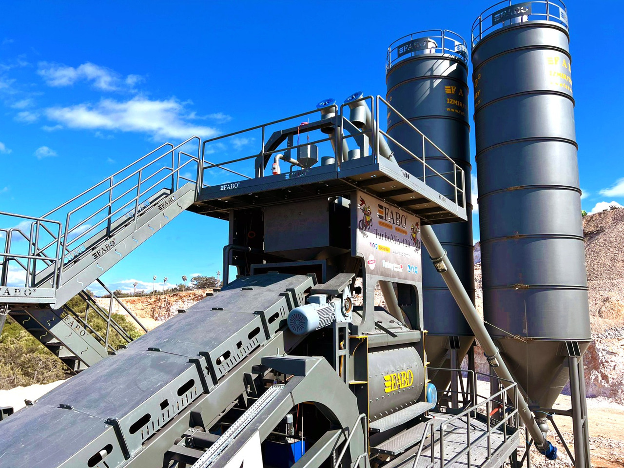 FABO mobile concrete batching plant - Planta de hormigón: foto 5 FABO mobile concrete batching plant - Planta de hormigón: foto 5
