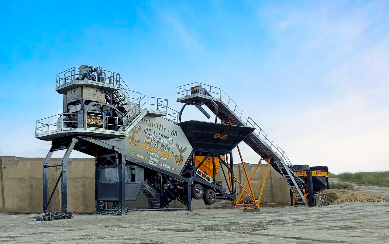 FABO mobile concrete batching plant - Planta de hormigón: foto 1 FABO mobile concrete batching plant - Planta de hormigón: foto 1
