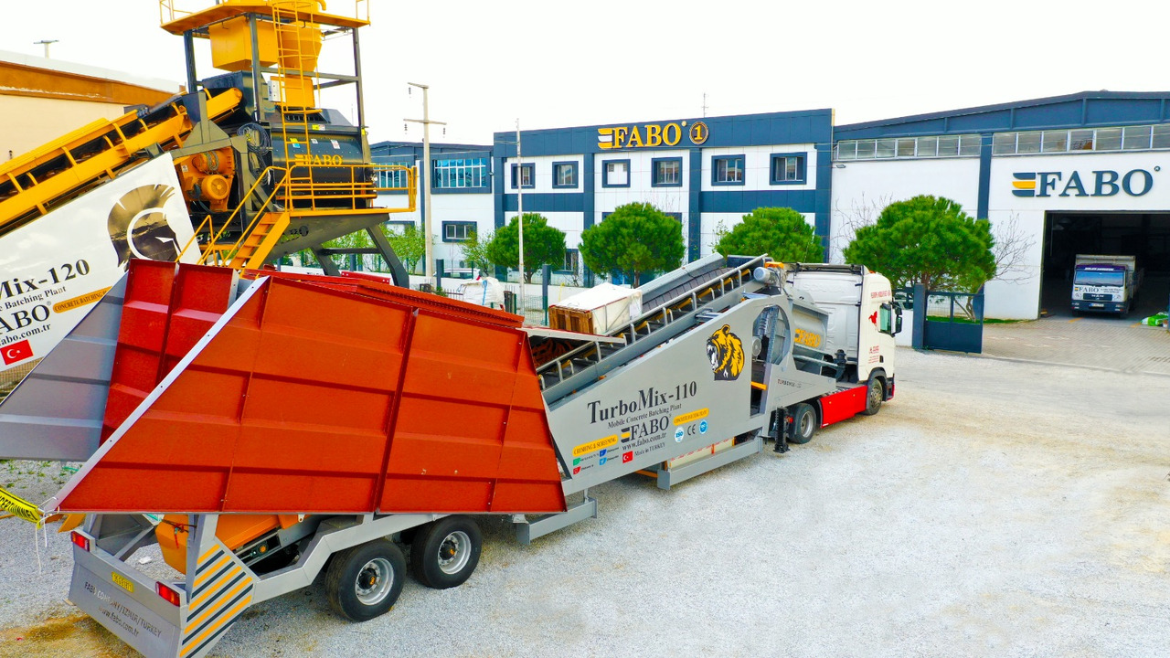 Planta de hormigón FABO mobile concrete batching plant: foto 1