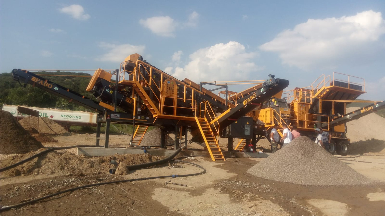 Trituradora de mandíbula FABO mobile jaw crusher: foto 12