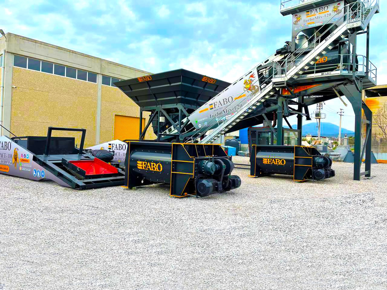 FABO twin shaft mixer - Hormigonera: foto 5 FABO twin shaft mixer - Hormigonera: foto 5