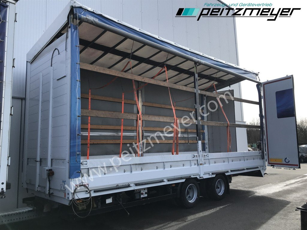 KRUKENMEIER Jumboanhänger TLPS 16,4, Hubdach, Edscha, verzinkt RSAB - Remolque plataforma/ Caja abierta: foto 3 KRUKENMEIER Jumboanhänger TLPS 16,4, Hubdach, Edscha, verzinkt RSAB - Remolque plataforma/ Caja abierta: foto 3