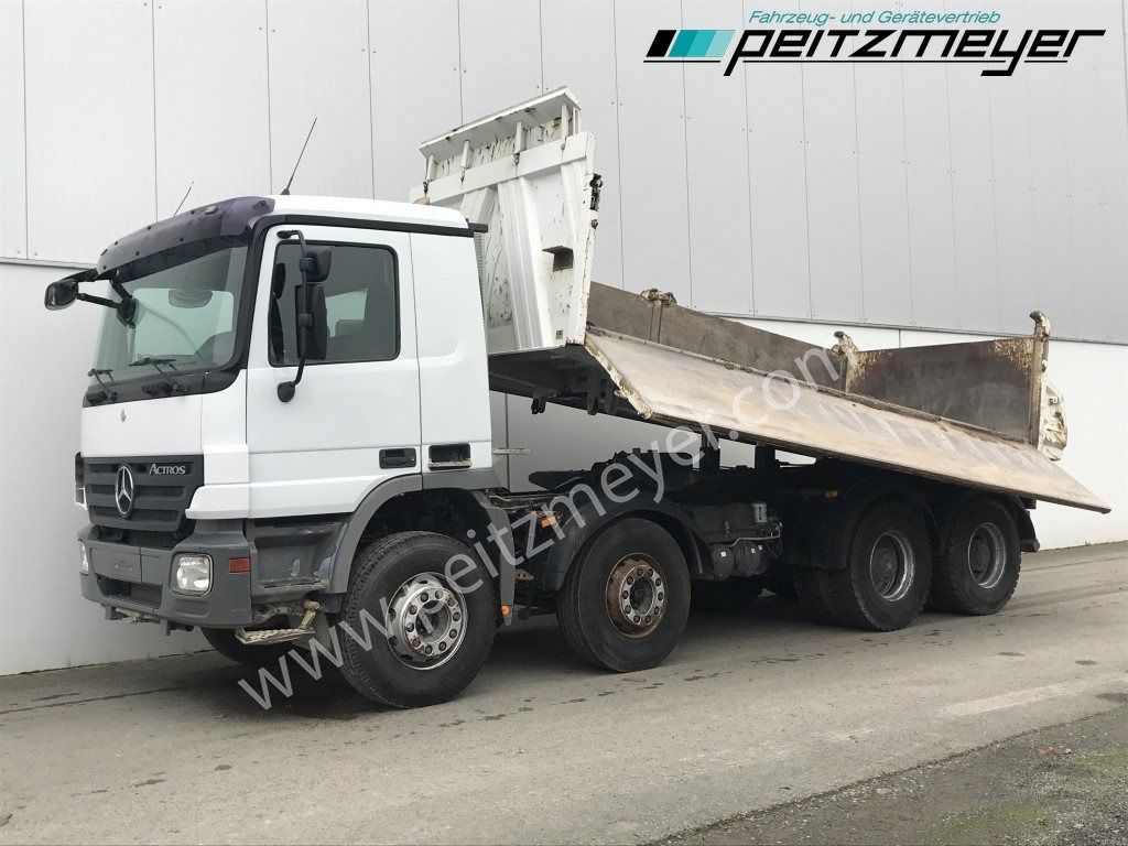 MERCEDES-BENZ Actros 4141 K 8x4 Bordmatik, 3 Pedale Meiller 3-Seitenkipper - Camión volquete: foto 1 MERCEDES-BENZ Actros 4141 K 8x4 Bordmatik, 3 Pedale Meiller 3-Seitenkipper - Camión volquete: foto 1