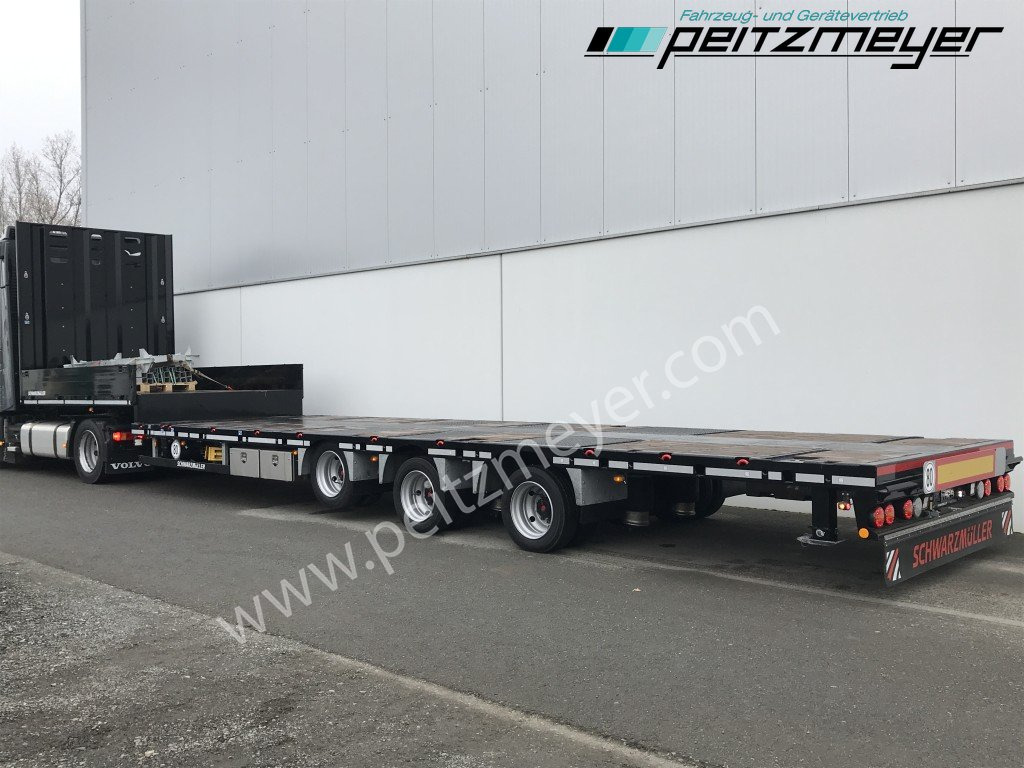 Schwarzmüller Jumboauflieger ausziehbar X-Serie gelenkt Stufensattel - Semirremolque góndola rebajadas: foto 2 Schwarzmüller Jumboauflieger ausziehbar X-Serie gelenkt Stufensattel - Semirremolque góndola rebajadas: foto 2