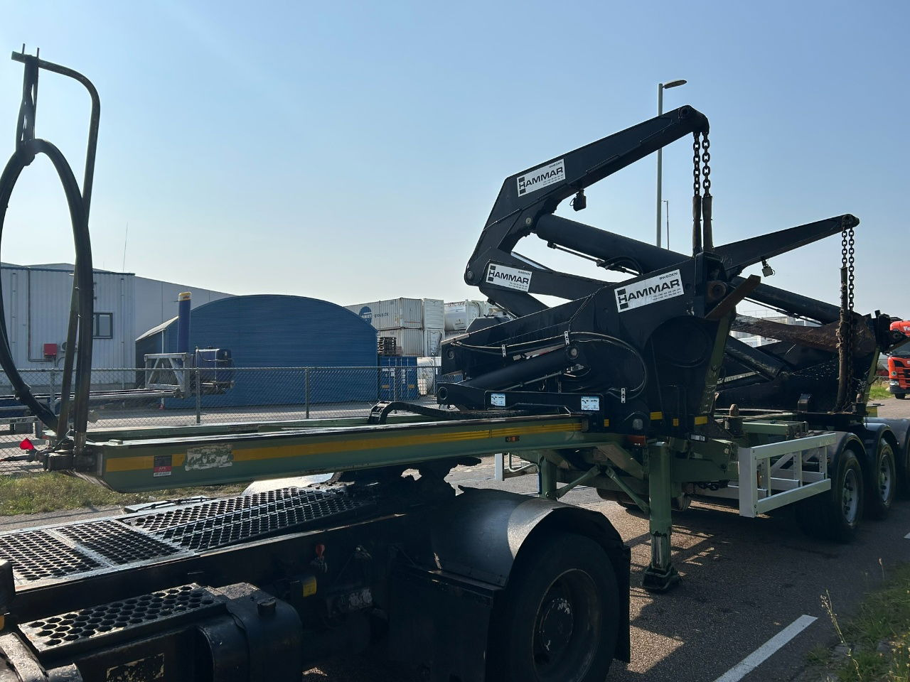 Hammar 195 HC / 20 ft, 2 x 20 ft 40 ft HC, power pack Diesel, Wireless controller 2 x, telescopic chassis - Semirremolque portacontenedore/ Intercambiable: foto 4 Hammar 195 HC / 20 ft, 2 x 20 ft 40 ft HC, power pack Diesel, Wireless controller 2 x, telescopic chassis - Semirremolque portacontenedore/ Intercambiable: foto 4