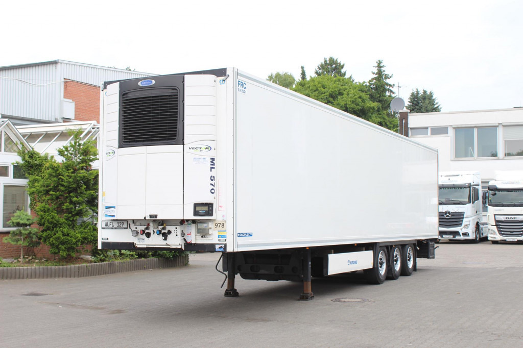 Krone CV 1950 MT Bi-Temp Doppelstock Blumen Aluboden - Semirremolque frigorífico: foto 1 Krone CV 1950 MT Bi-Temp Doppelstock Blumen Aluboden - Semirremolque frigorífico: foto 1