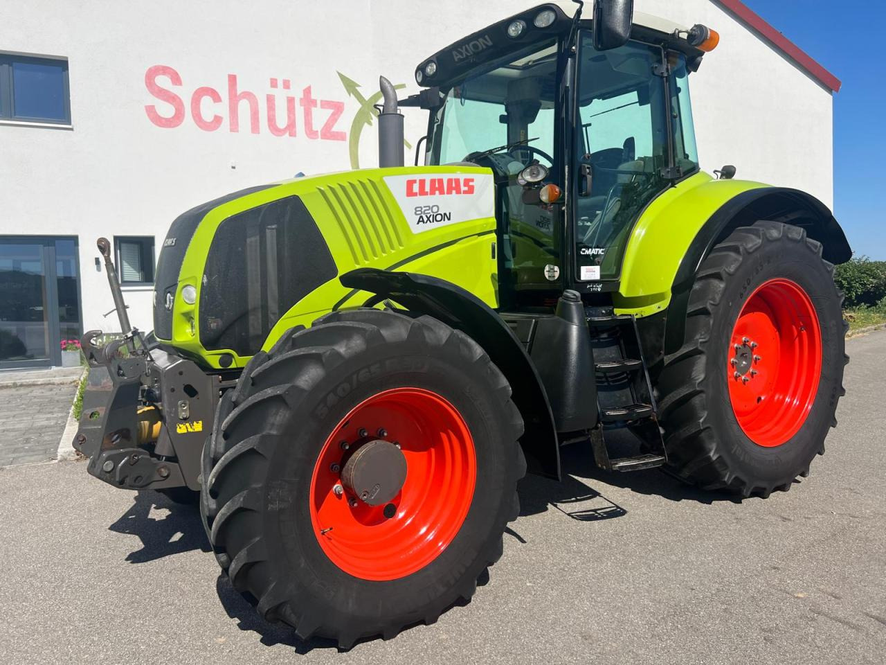 CLAAS Axion 820 CMATIC, FZW, FKH, TOP - Tractor: foto 1 CLAAS Axion 820 CMATIC, FZW, FKH, TOP - Tractor: foto 1