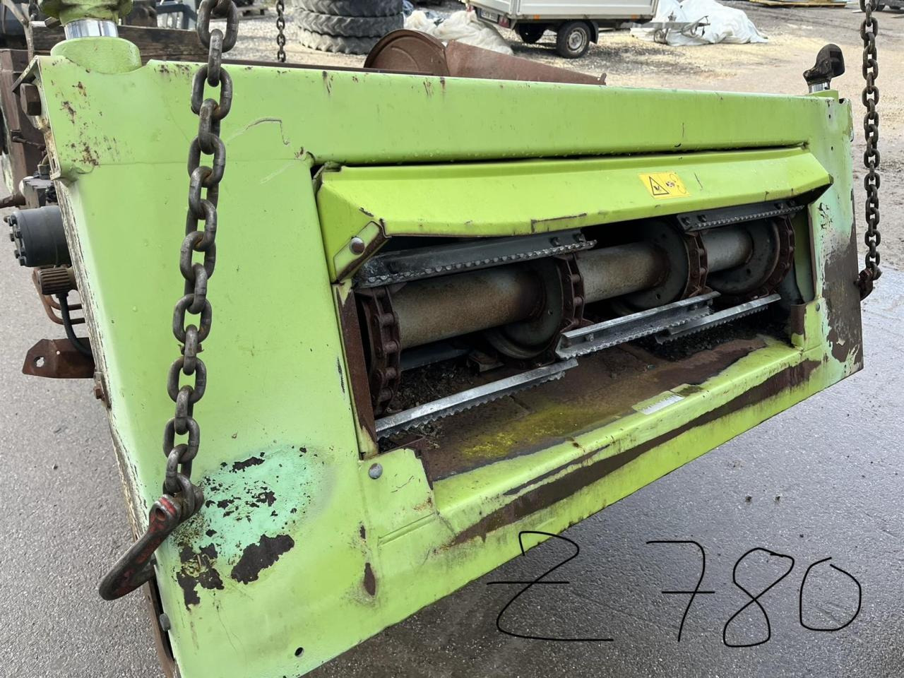 CLAAS Lexion 750 gebrauchter Einzugschacht, Schrägförderer aus Brandmaschine - Recambio para Cosechadora de granos: foto 1 CLAAS Lexion 750 gebrauchter Einzugschacht, Schrägförderer aus Brandmaschine - Recambio para Cosechadora de granos: foto 1