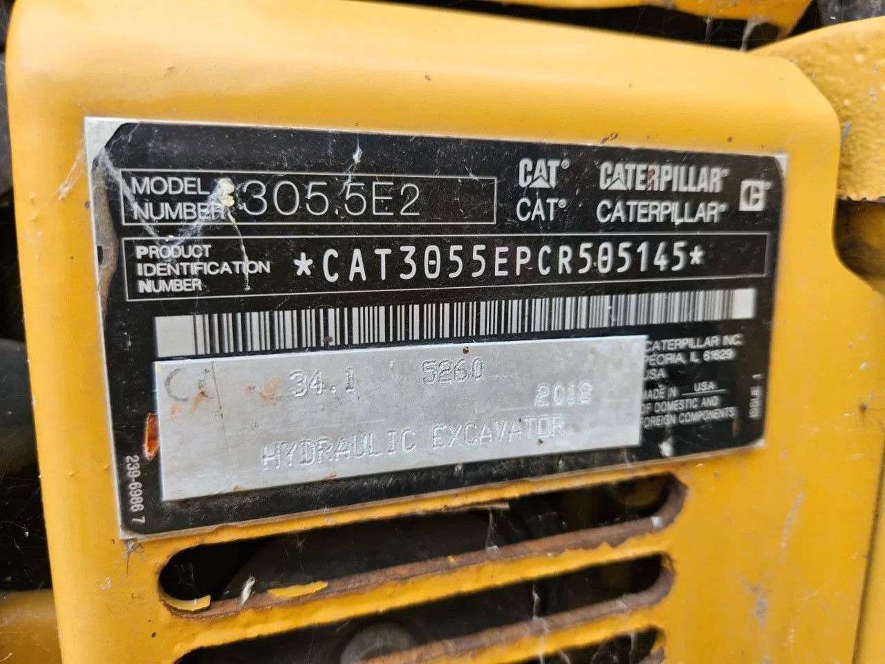 Miniexcavadora CAT 305 5E2: foto 7