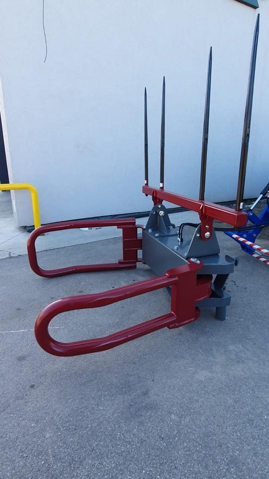 Ballenzange mit Zinken Rundbellenzange Silozange Frontlader Euro - Pinza: foto 2 Ballenzange mit Zinken Rundbellenzange Silozange Frontlader Euro - Pinza: foto 2