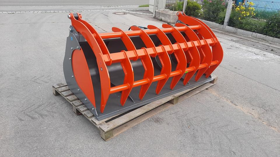 Greifschaufel 2m Euro Frontlader Weideman Hoflader Schaufel - Equipo para silos: foto 1 Greifschaufel 2m Euro Frontlader Weideman Hoflader Schaufel - Equipo para silos: foto 1