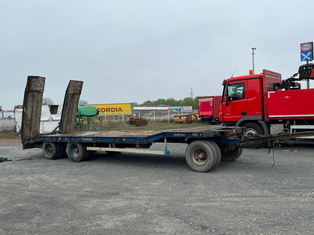 GOLDHOFER Tieflader TU 3-24 80 Tiefladeranhänger Rampen - Remolque góndola rebajadas: foto 2 GOLDHOFER Tieflader TU 3-24 80 Tiefladeranhänger Rampen - Remolque góndola rebajadas: foto 2