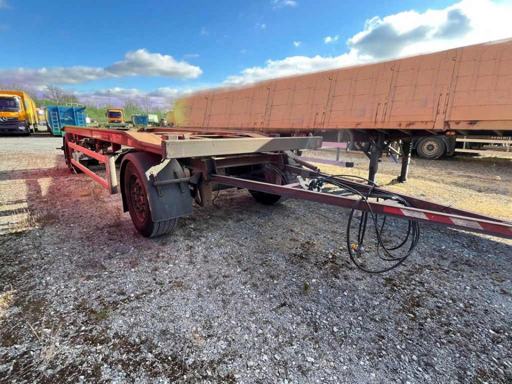 HUEFFERMANN HUEFFERMANN 2-achs Abrollanhänger Containeranhänger HAR 18.70 Außenrollenanhg. - Remolque multilift/ Portacontenedores de cadenas: foto 2 HUEFFERMANN HUEFFERMANN 2-achs Abrollanhänger Containeranhänger HAR 18.70 Außenrollenanhg. - Remolque multilift/ Portacontenedores de cadenas: foto 2