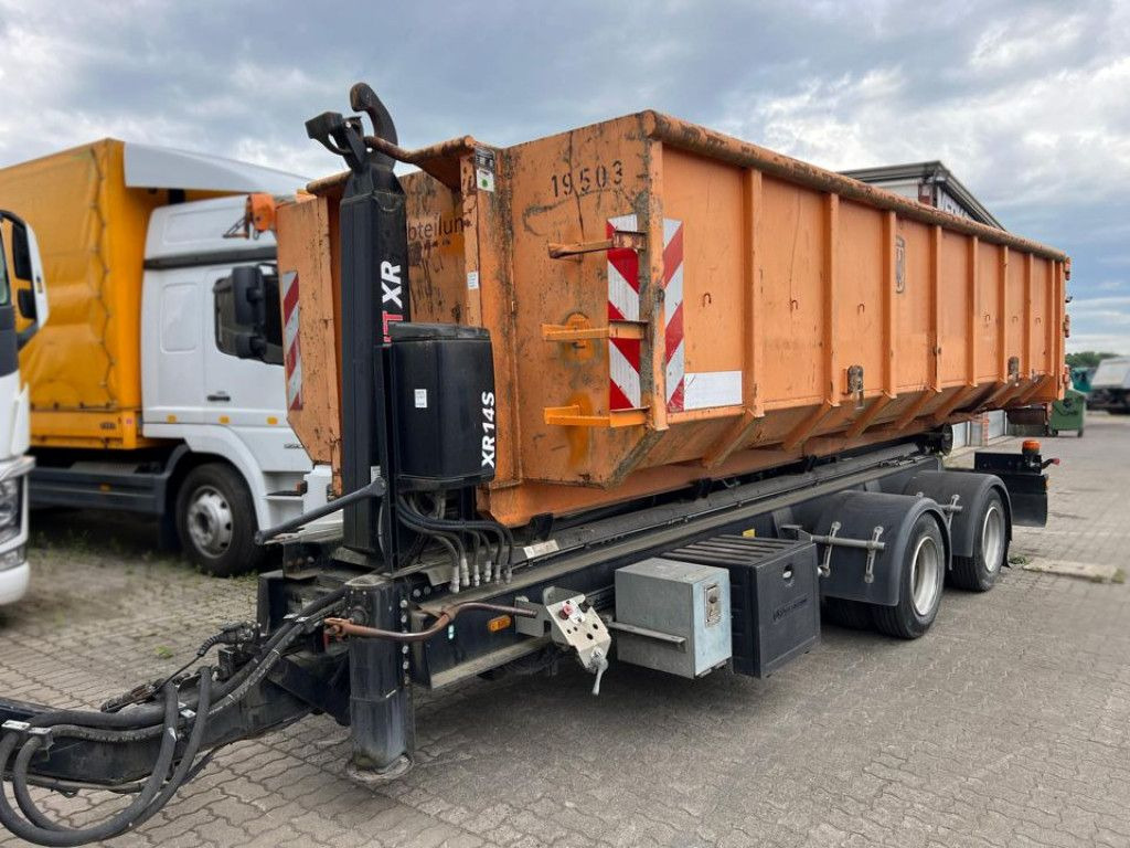 Hüffermann 2-achs Abrollanhänger HTA 16.62 Containeranhänge - Remolque multilift/ Portacontenedores de cadenas: foto 1 Hüffermann 2-achs Abrollanhänger HTA 16.62 Containeranhänge - Remolque multilift/ Portacontenedores de cadenas: foto 1