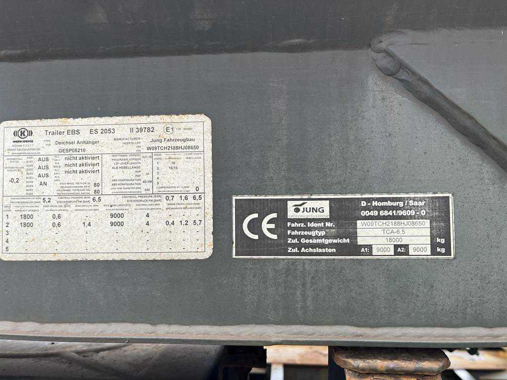 JUNG,R. Containeranhänger TCA 6,5 Apollo Containeranhänger Abrollanhänger - Remolque multilift/ Portacontenedores de cadenas: foto 4 JUNG,R. Containeranhänger TCA 6,5 Apollo Containeranhänger Abrollanhänger - Remolque multilift/ Portacontenedores de cadenas: foto 4