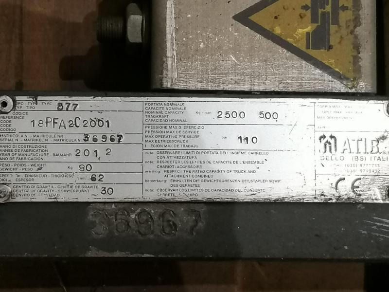 Atib TDL 577 - Horquillas para Equipo de manutención: foto 5 Atib TDL 577 - Horquillas para Equipo de manutención: foto 5