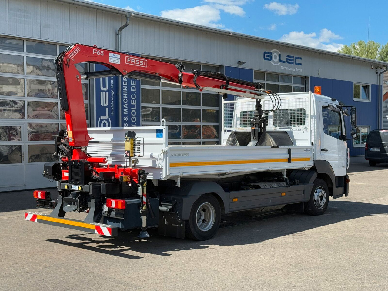 Mercedes-Benz ATEGO 818 4x2 Euro 6 Kipper Kran FASSI F65B.0.22 - Furgoneta basculante: foto 5 Mercedes-Benz ATEGO 818 4x2 Euro 6 Kipper Kran FASSI F65B.0.22 - Furgoneta basculante: foto 5