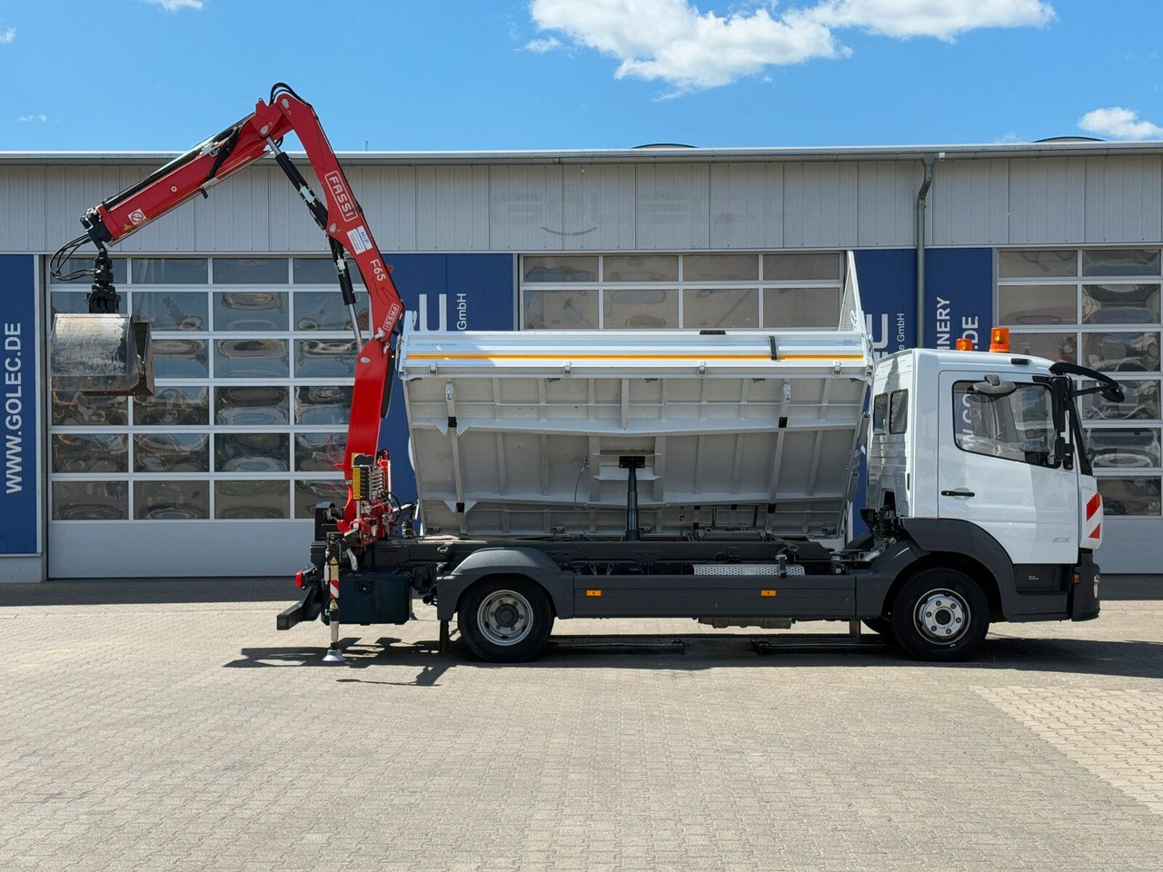 Mercedes-Benz ATEGO 818 4x2 Euro 6 Kipper Kran FASSI F65B.0.22 - Furgoneta basculante: foto 4 Mercedes-Benz ATEGO 818 4x2 Euro 6 Kipper Kran FASSI F65B.0.22 - Furgoneta basculante: foto 4