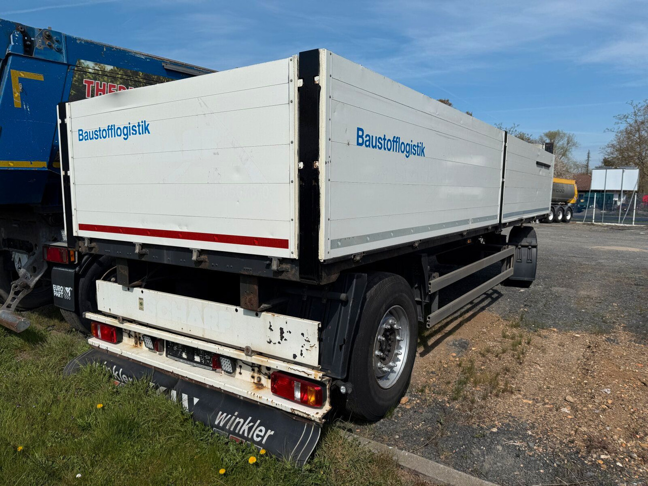 Schmitz Cargobull Gotha AFG 18 BS Baustoffanhänger 2 Achse - Remolque plataforma/ Caja abierta: foto 3 Schmitz Cargobull Gotha AFG 18 BS Baustoffanhänger 2 Achse - Remolque plataforma/ Caja abierta: foto 3